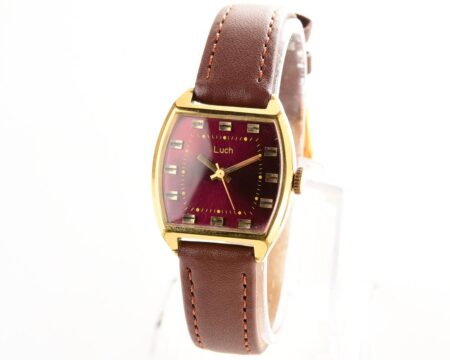 Luch vintage soviet gold-plated mechanical watch