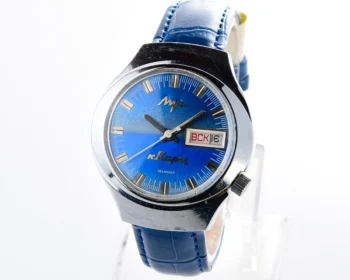 Rare Soviet vintage watch Luch with electro-mechanical hybrid 3055 movement