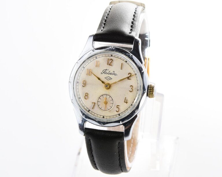 Vintage soviet POBEDA mechanical watch