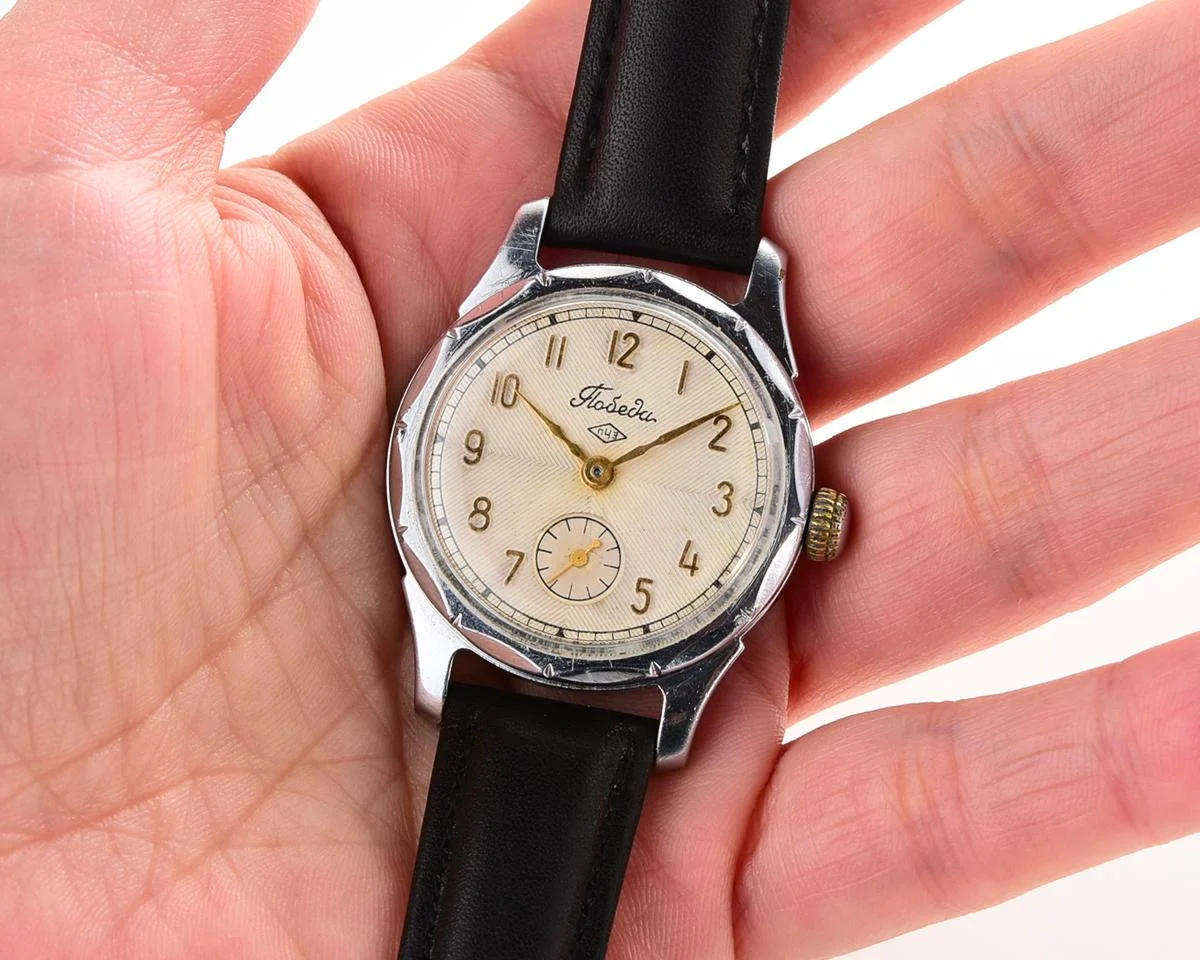 Vintage Soviet Pobeda mechanical watch
