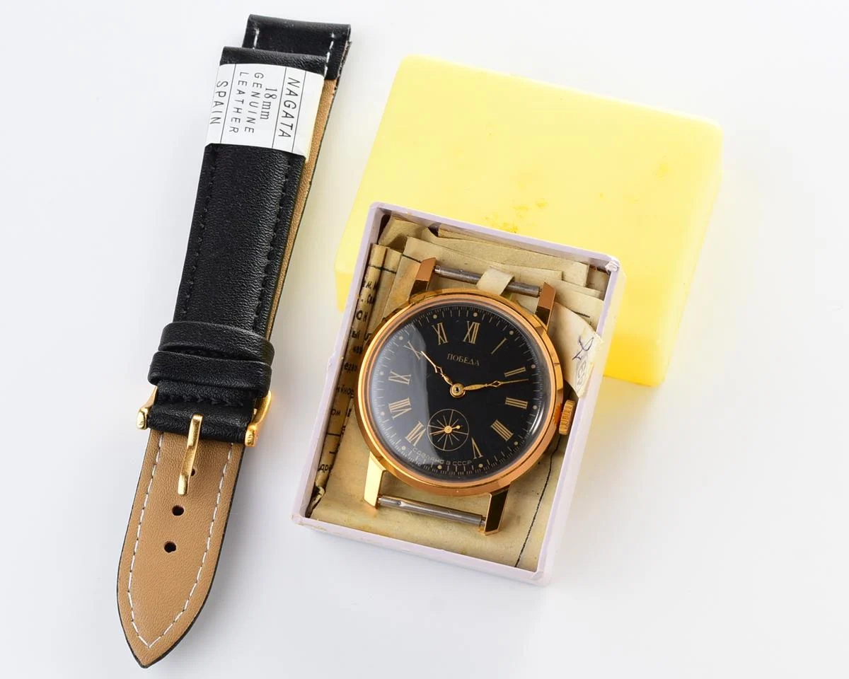 TIME CAPSULE: Soviet mechanical Pobeda watch in box – New Old Stock (NOS)!
