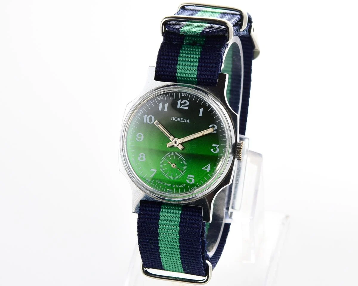 Pobeda Soviet mechanical wrist watch