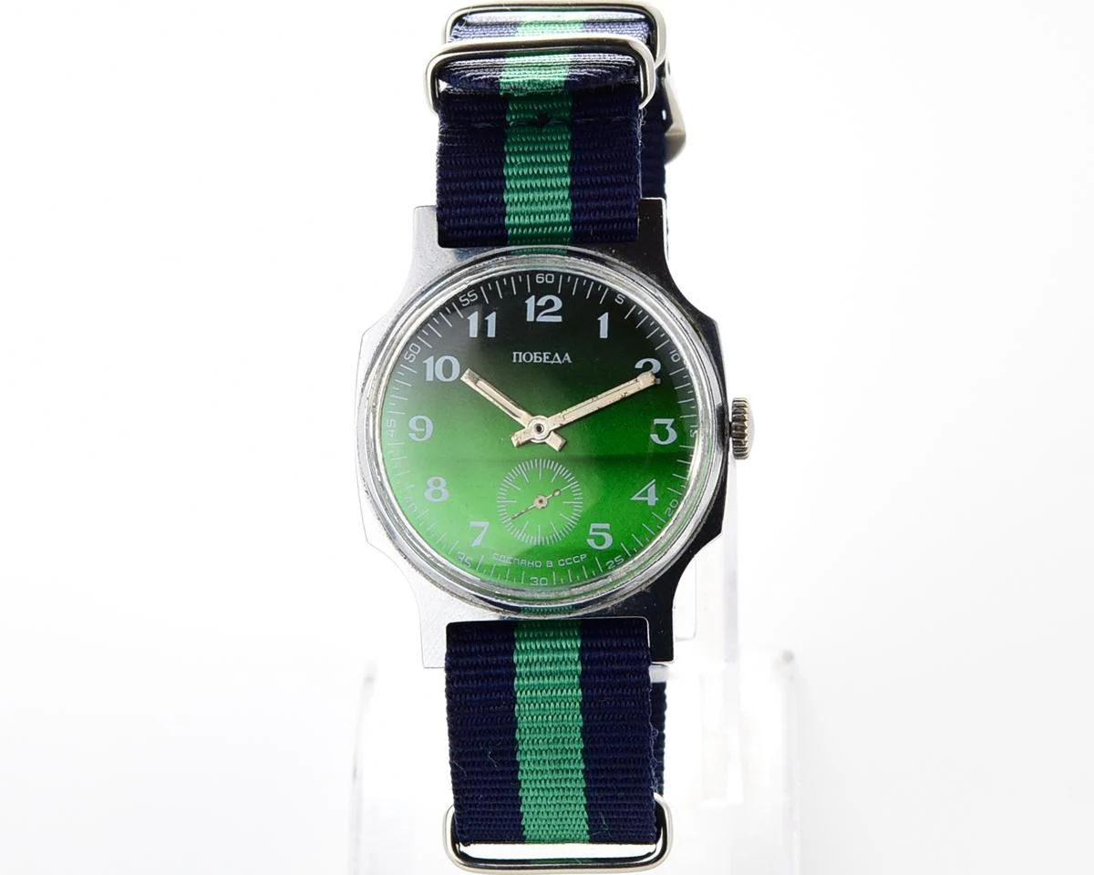 Pobeda Soviet mechanical wrist watch