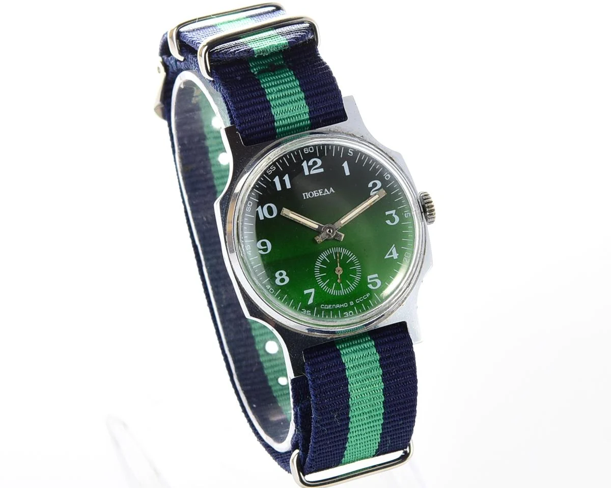 Pobeda Soviet mechanical wrist watch