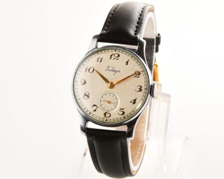 Excellent condition vintage soviet mechanical POBEDA wrist watch, PChZ