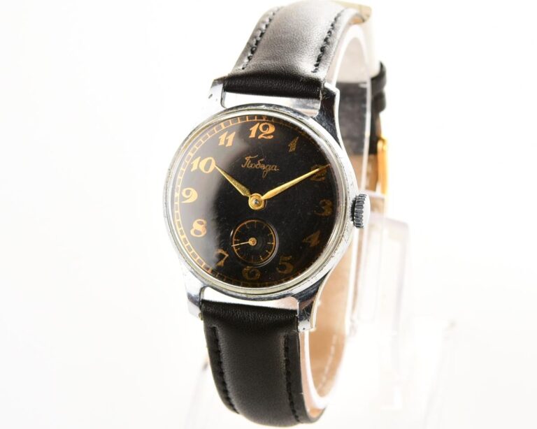 Vintage soviet mechanical POBEDA wrist watch, PChZ
