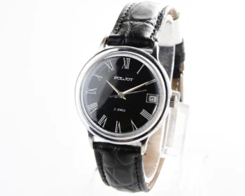 Soviet Poljot mechanical wrist watch - Roman numerals on the dial