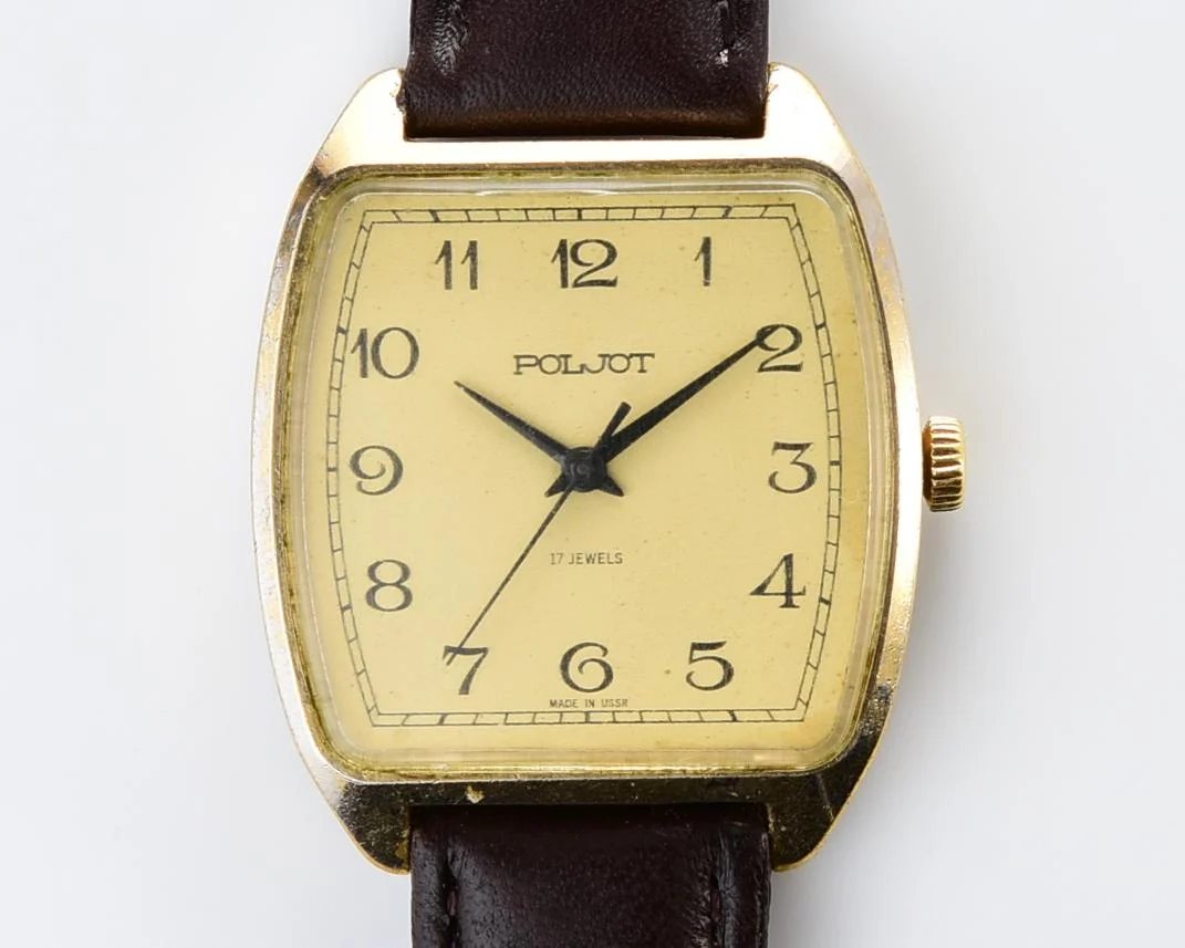 Soviet Poljot mechanical wrist watch