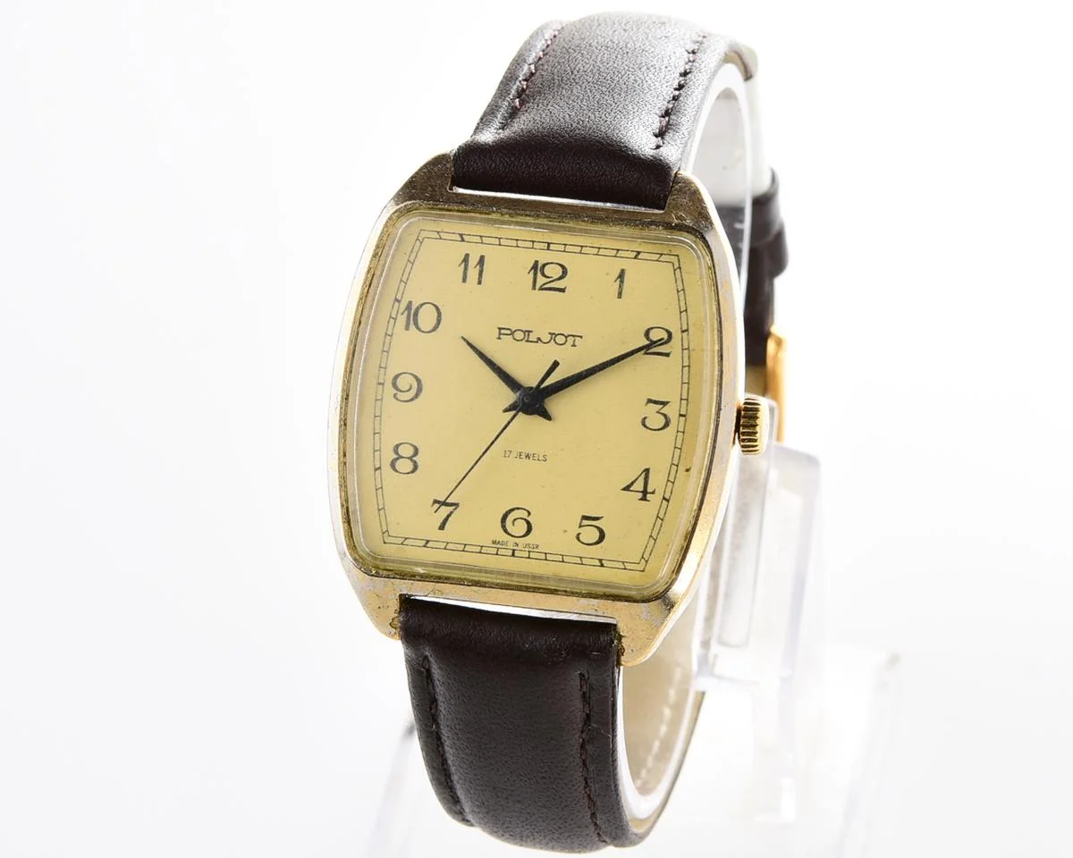 Soviet Poljot mechanical wrist watch