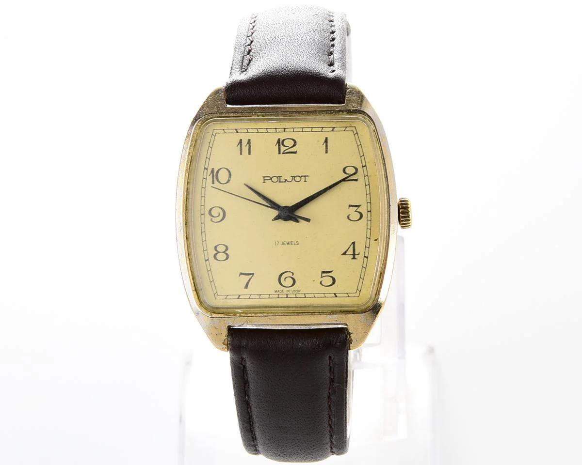 Soviet Poljot mechanical wrist watch
