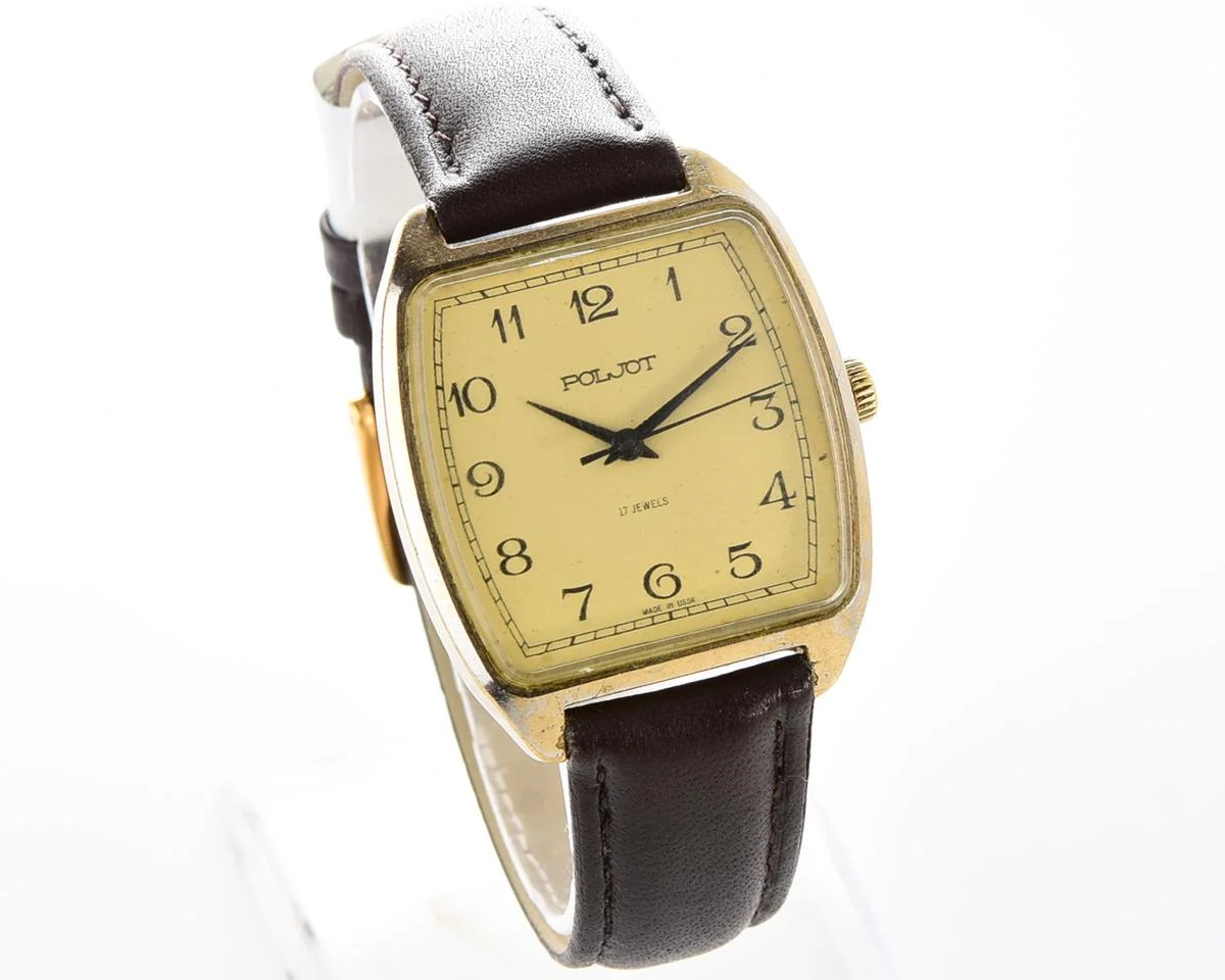 Soviet Poljot mechanical wrist watch