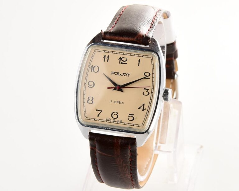 Soviet POLJOT mechanical wrist watch