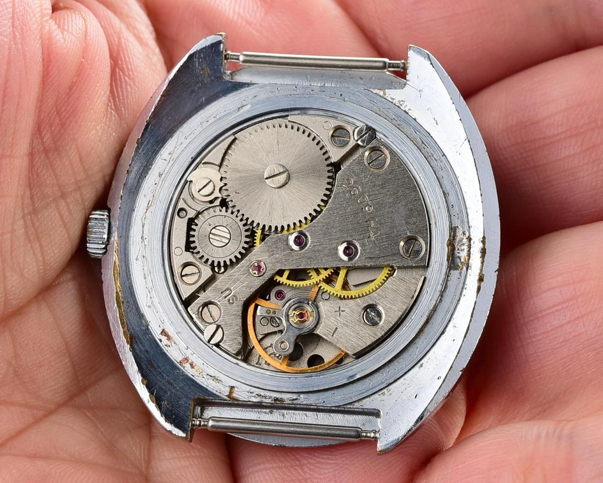 Soviet Raketa military style mechanical watch