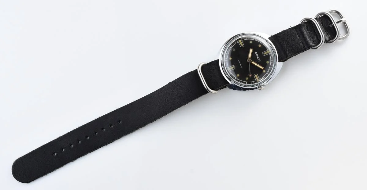 Soviet Raketa military style mechanical watch