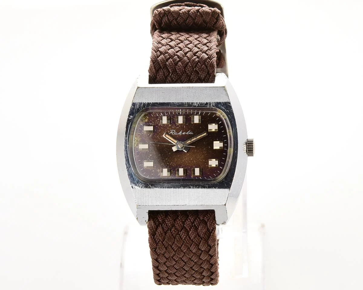 Raketa Baker vintage mechanical wrist watch