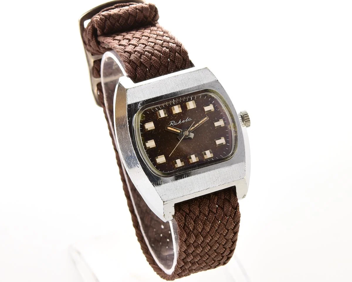 Raketa Baker vintage mechanical wrist watch
