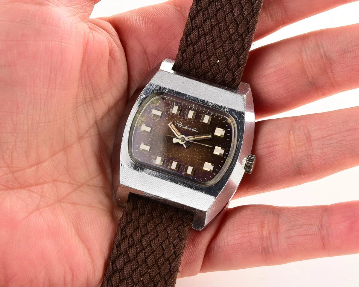 Raketa Baker vintage mechanical wrist watch