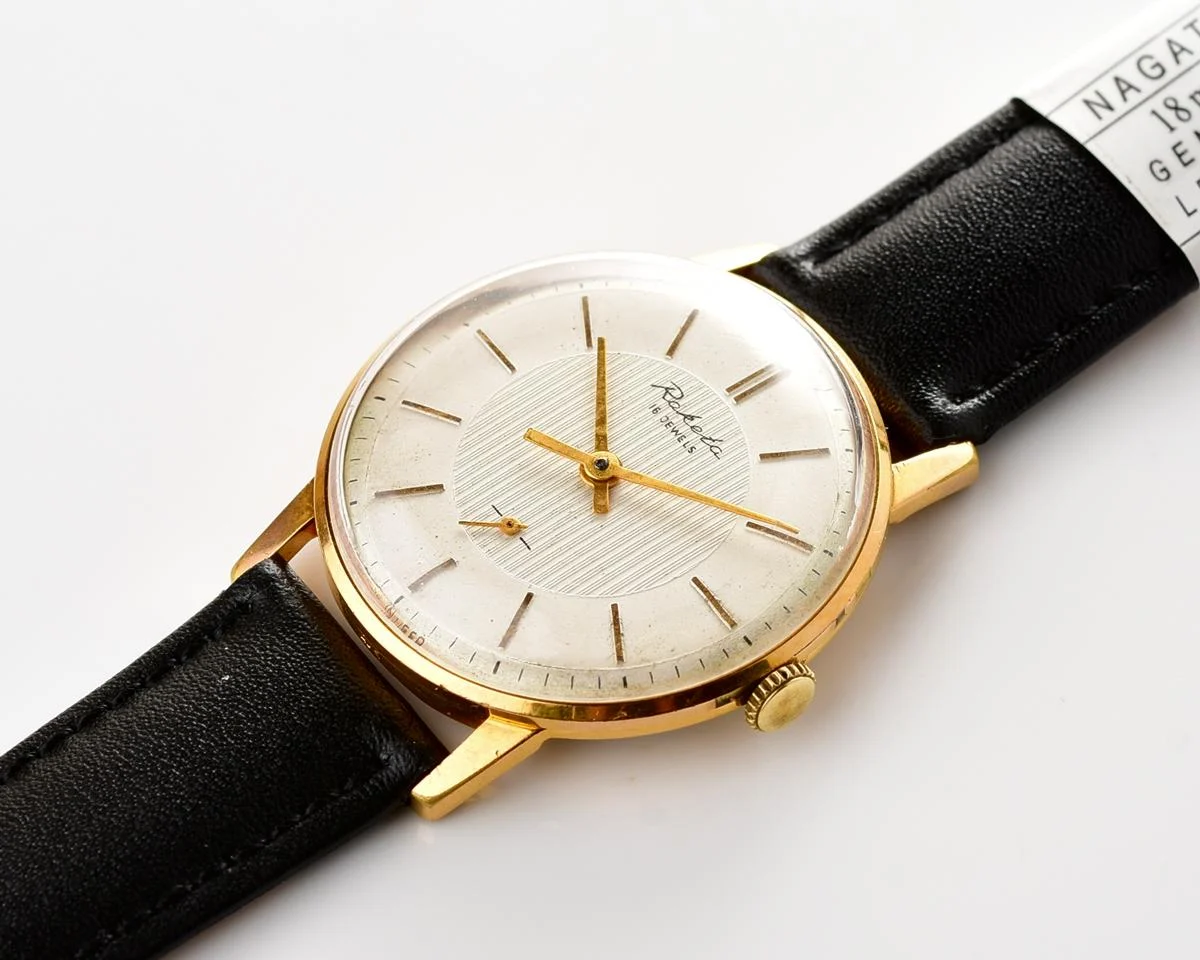 Vintage gold-plated Raketa mechanical watch