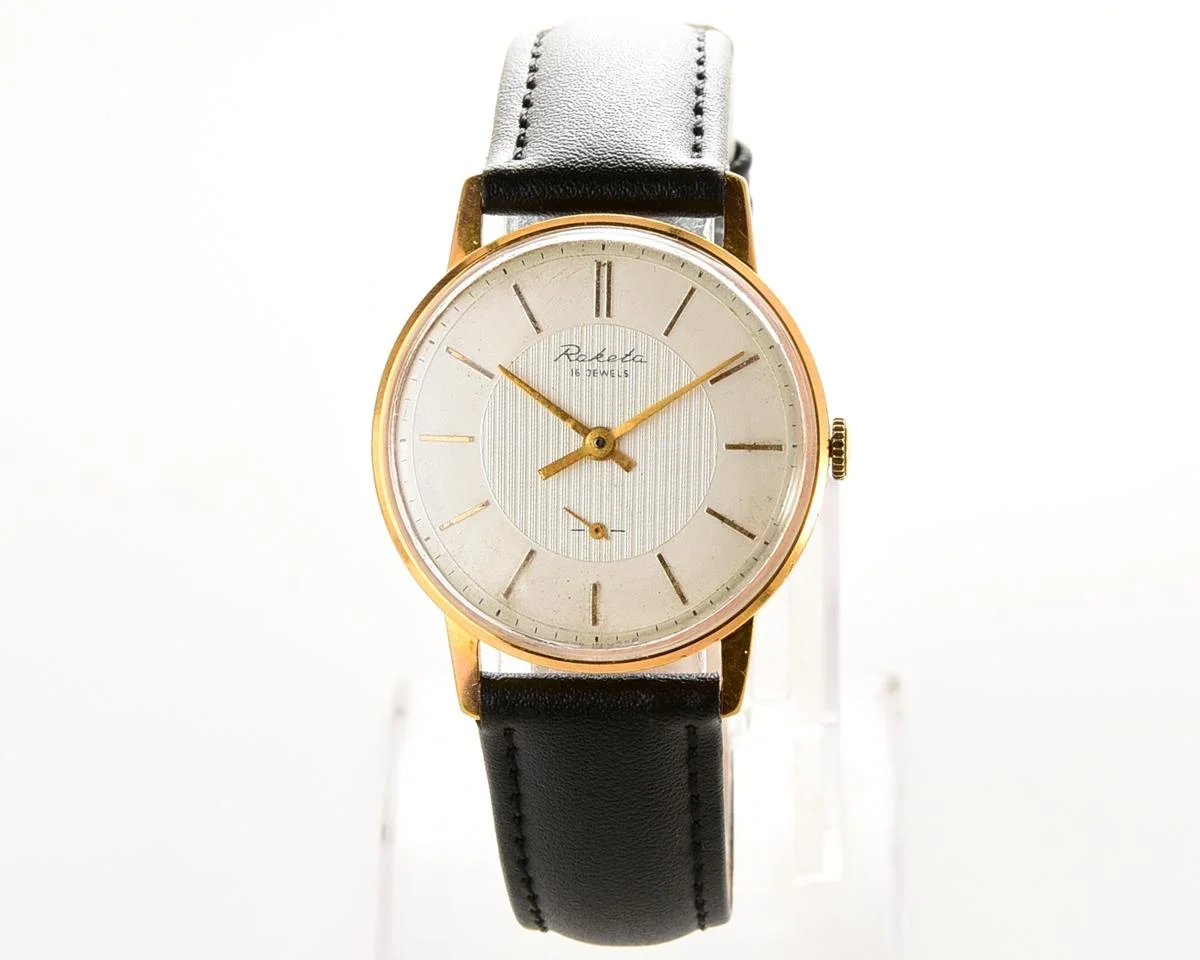 Vintage gold-plated Raketa mechanical watch
