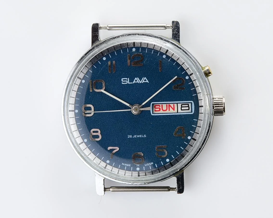 Vintage Slava Soviet mechanical watch