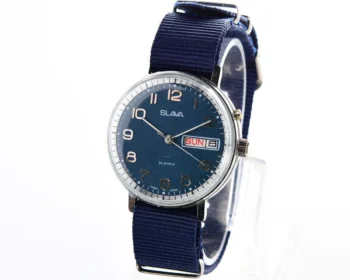 Vintage Slava Soviet mechanical watch