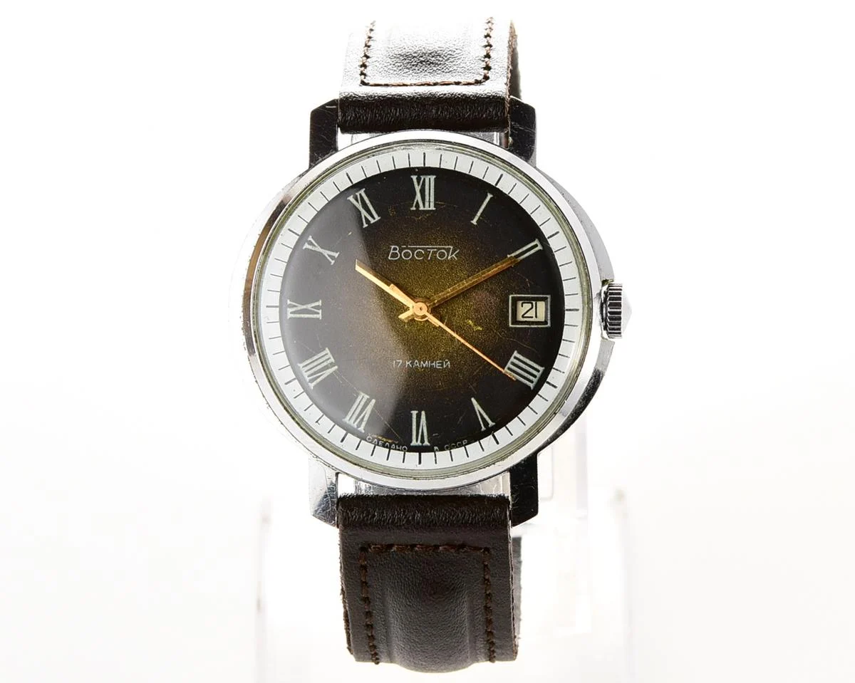 Large vintage Wostok (Vostok) mechanical wrist watch