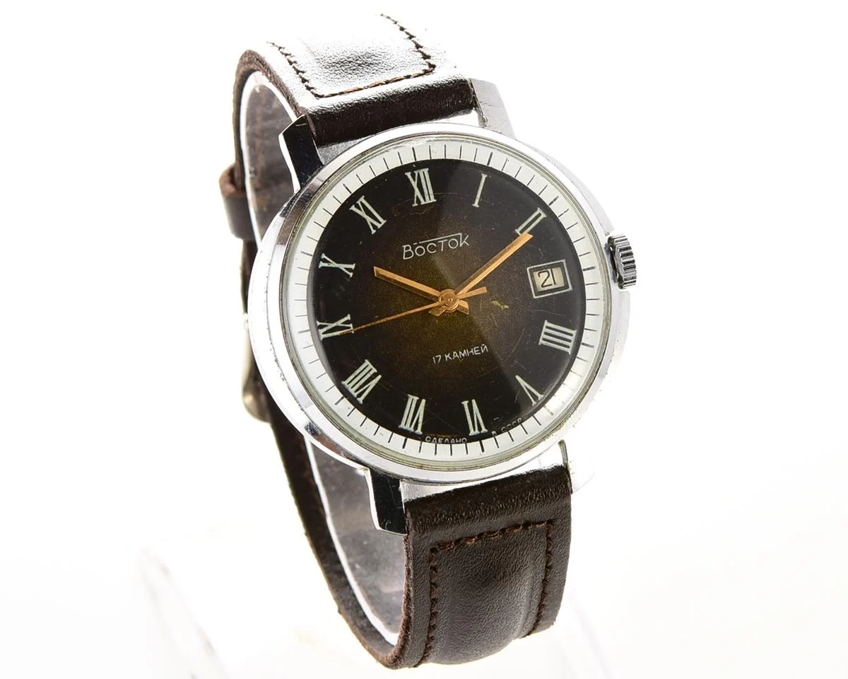 Large vintage Wostok (Vostok) mechanical wrist watch