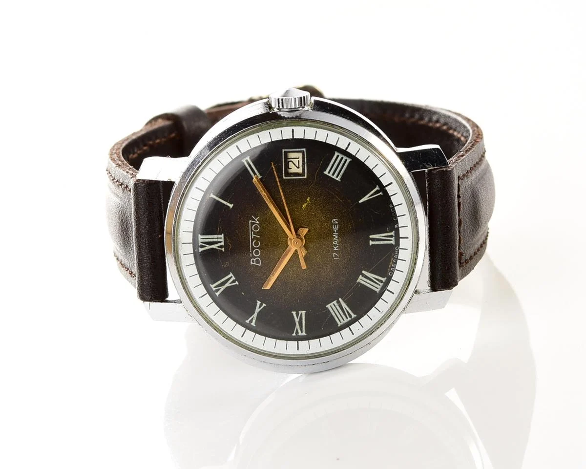 Large vintage Wostok (Vostok) mechanical wrist watch