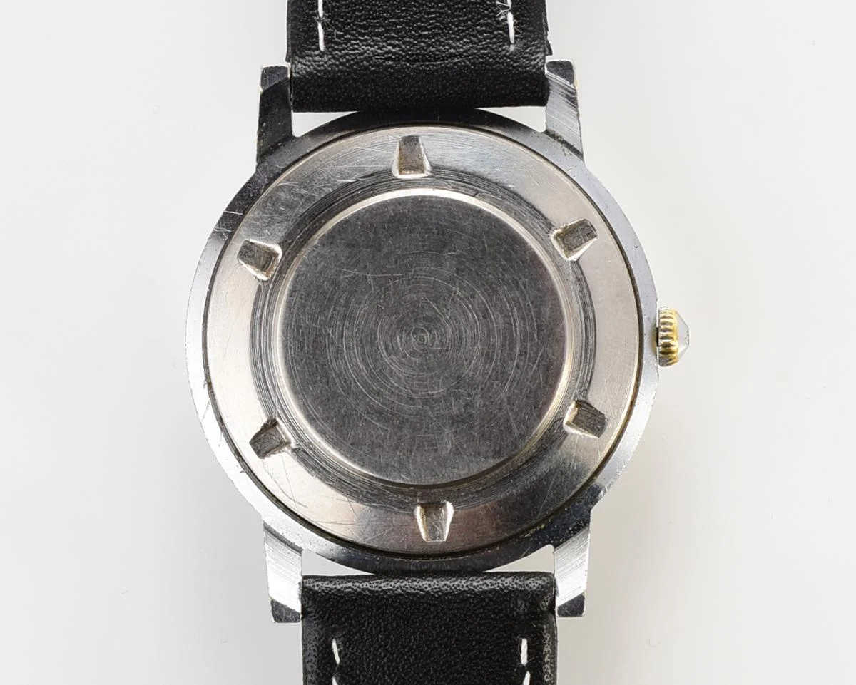 Rare: Jean Cardot mechanical watch - with "unbreakable" mainspring!