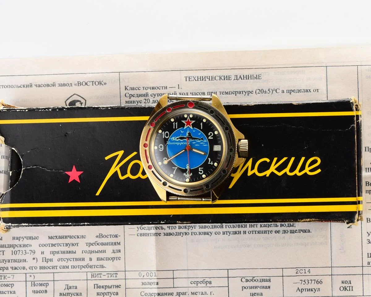 TIME CAPSULE: Vostok Komandirskie mechanical watch – New Old Stock (NOS)!