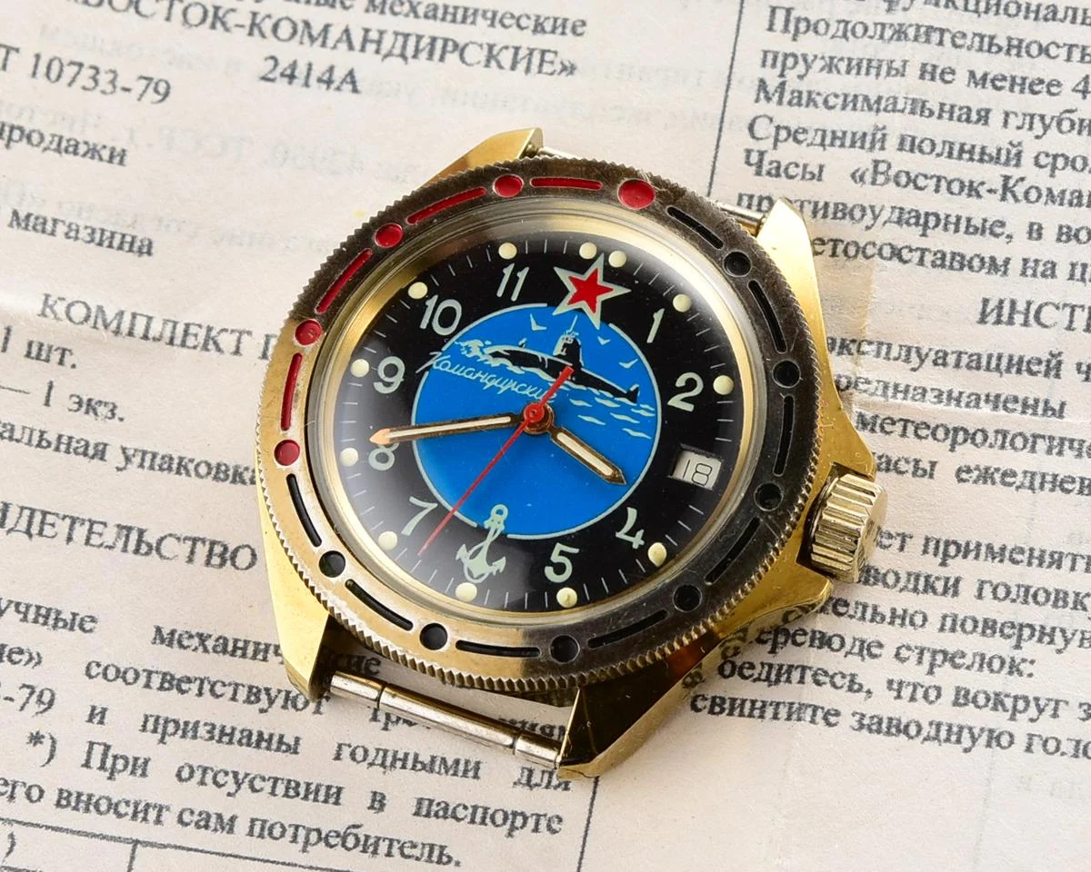 TIME CAPSULE: Vostok Komandirskie mechanical watch – New Old Stock (NOS)!