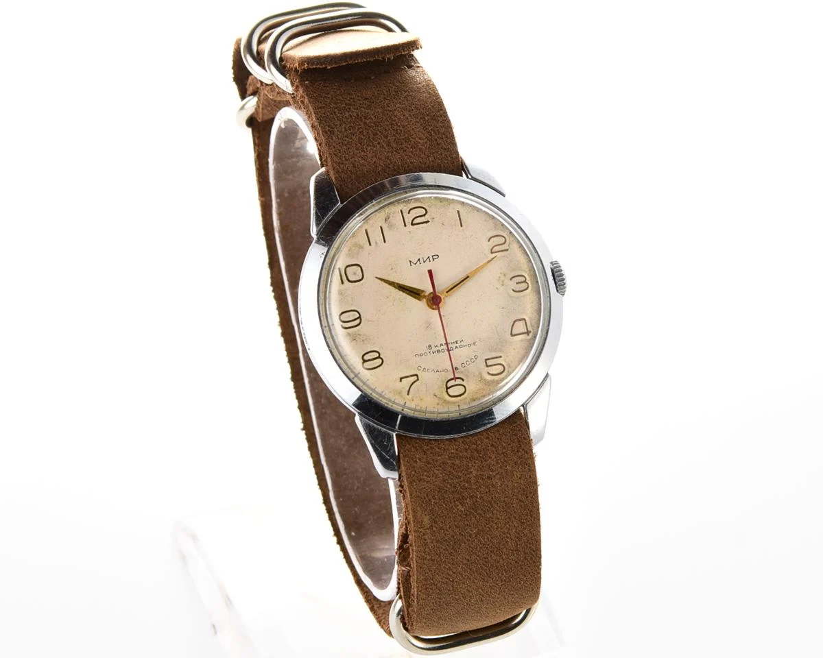 Vintage Soviet Mir mechanical watch