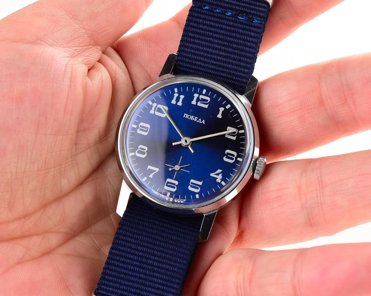 TIME CAPSULE: Soviet mechanical Pobeda watch in box – New Old Stock (NOS)!