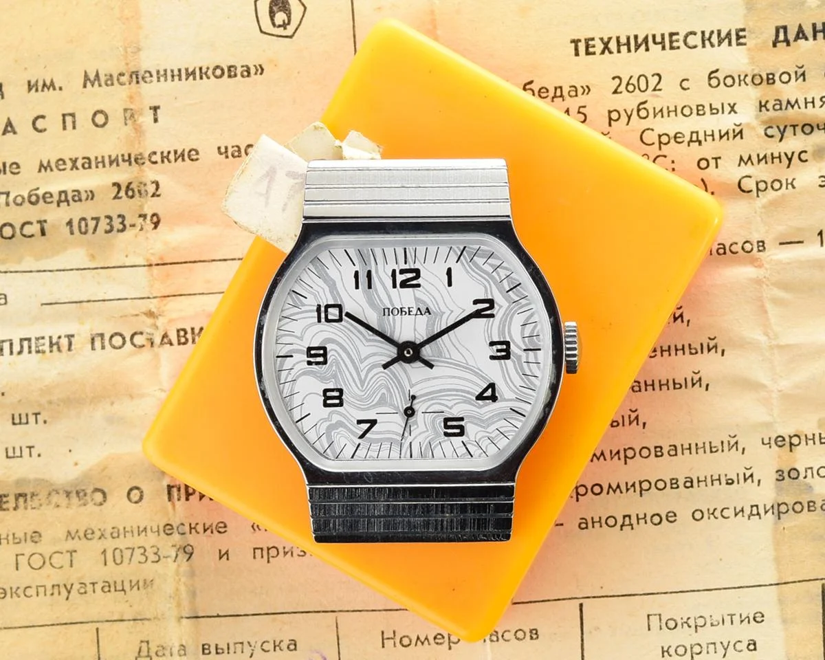 TIME CAPSULE: Soviet mechanical Pobeda watch in box – New Old Stock (NOS)!