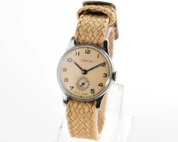 Vintage Soviet mechanical Pobeda wrist watch, 1st quarter 1951