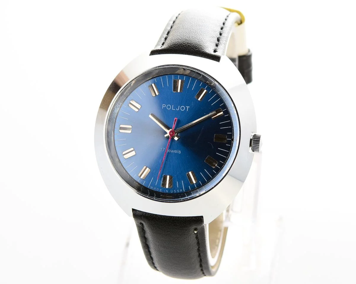 Soviet Poljot mechanical wrist watch