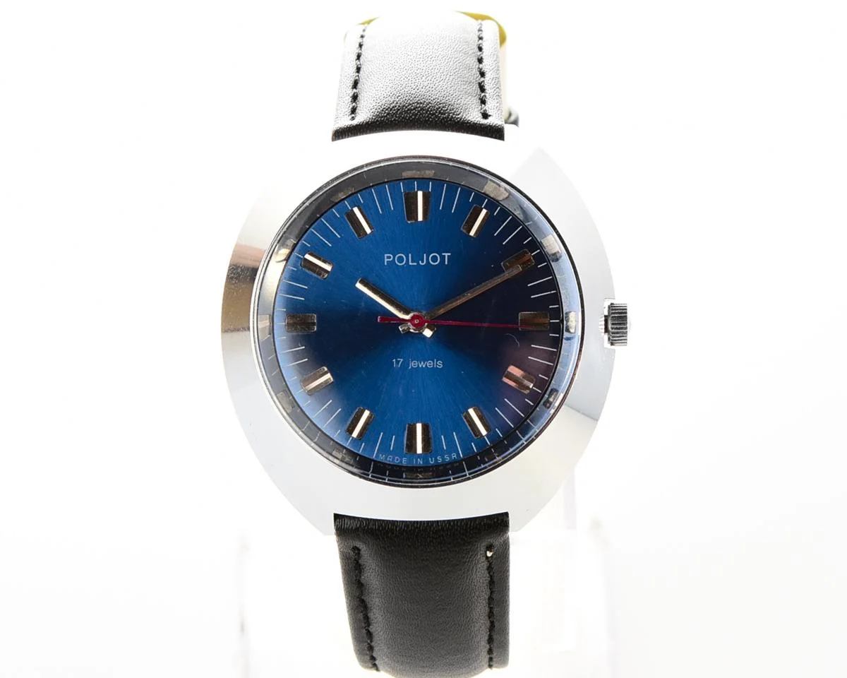 Soviet Poljot mechanical wrist watch