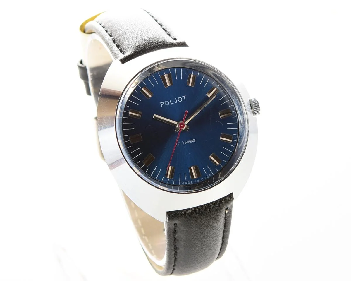 Soviet Poljot mechanical wrist watch