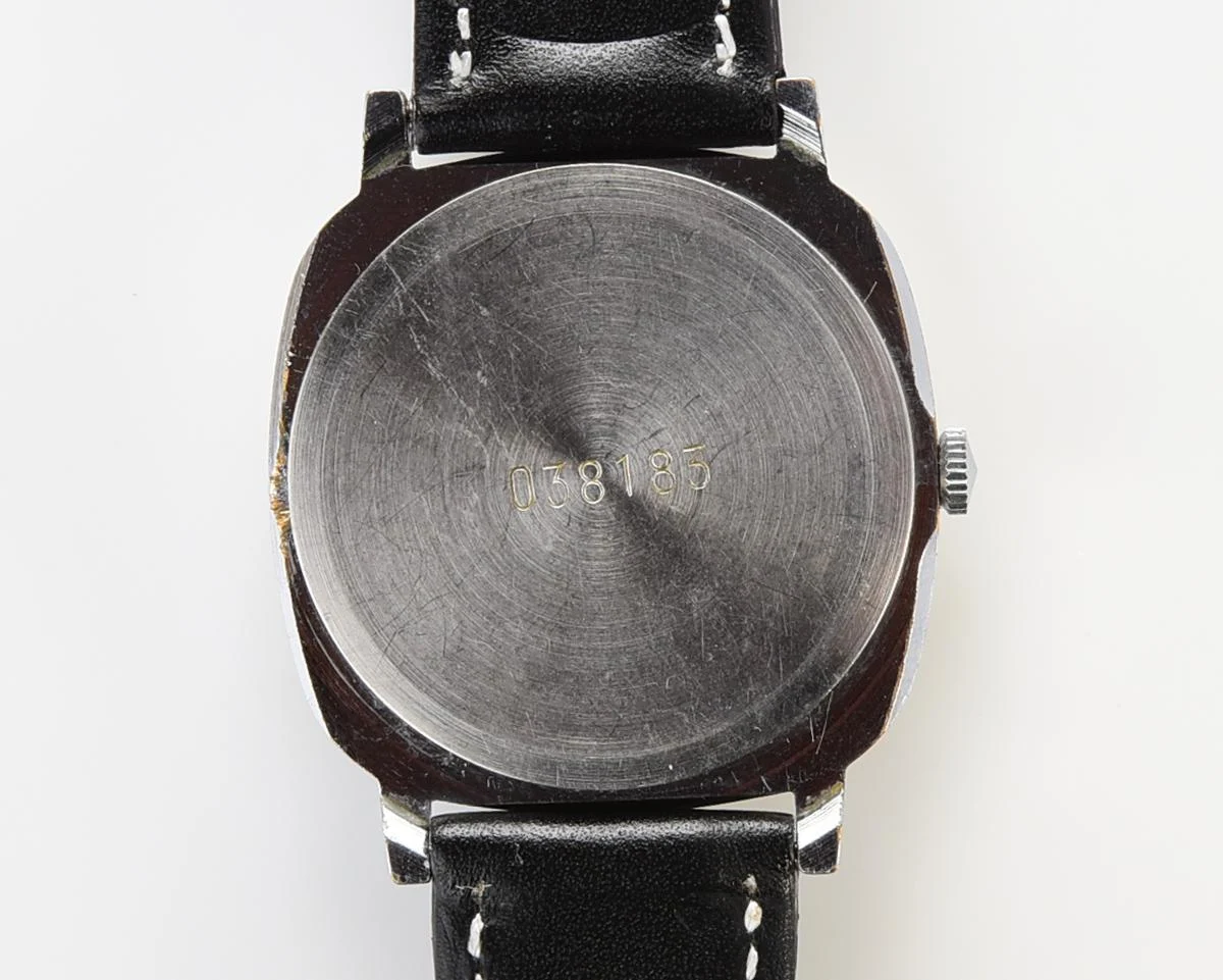 Soviet Poljot watch with quartz movement