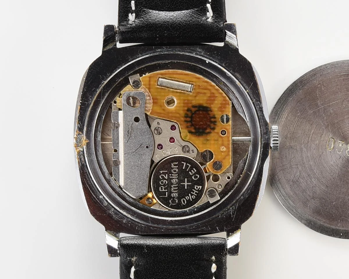 Soviet Poljot watch with quartz movement