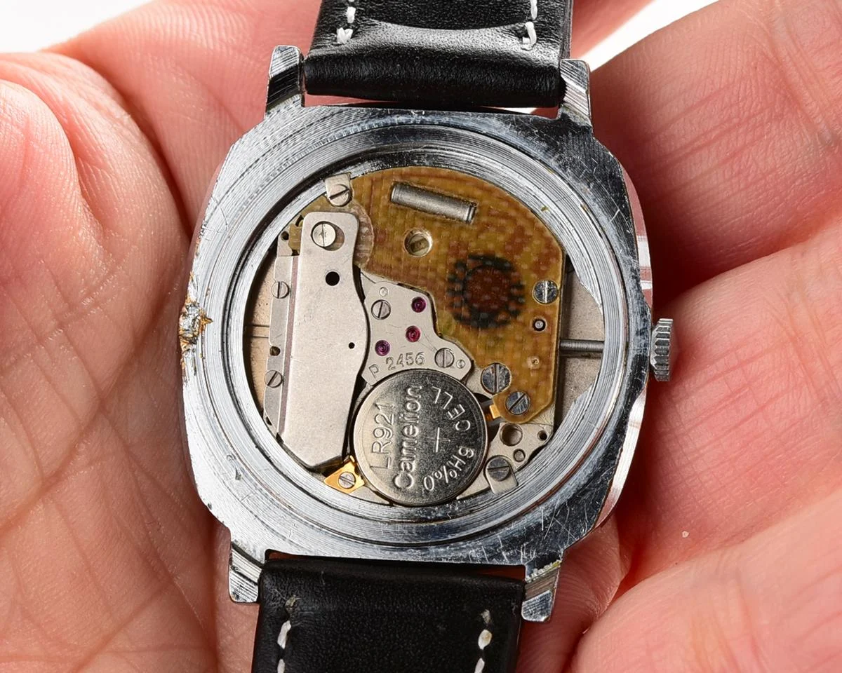 Soviet Poljot watch with quartz movement