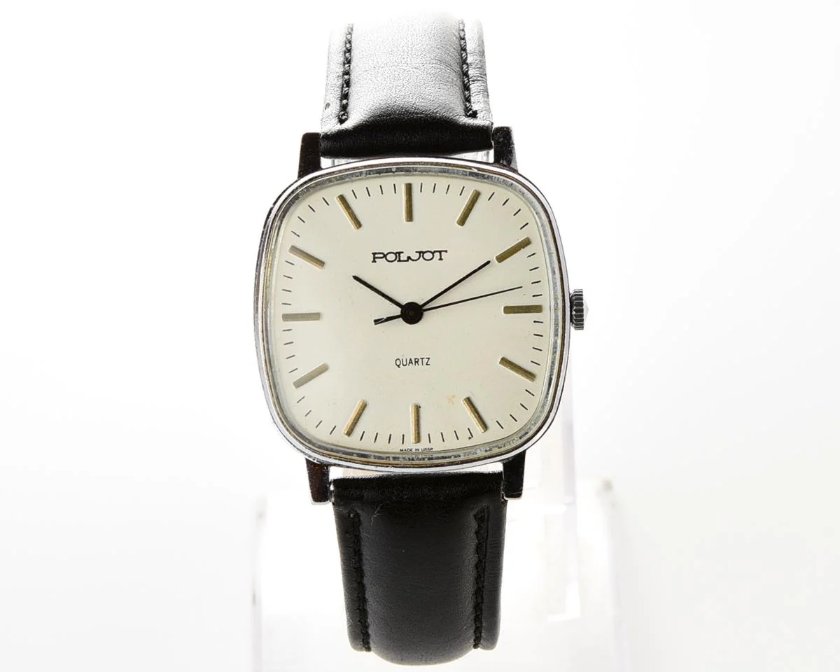 Soviet Poljot watch with quartz movement