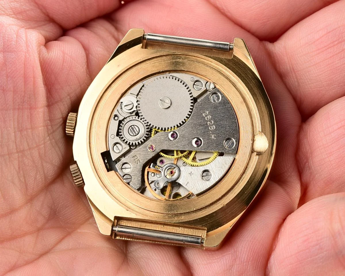 TIME CAPSULE: Vintage Soviet Raketa gold-plated perpetual calendar watch - New Old Stock (NOS)!