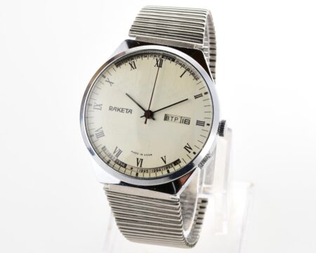 Soviet RAKETA perpetual calendar watch