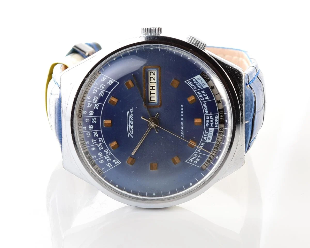 Soviet Raketa perpetual calendar watch