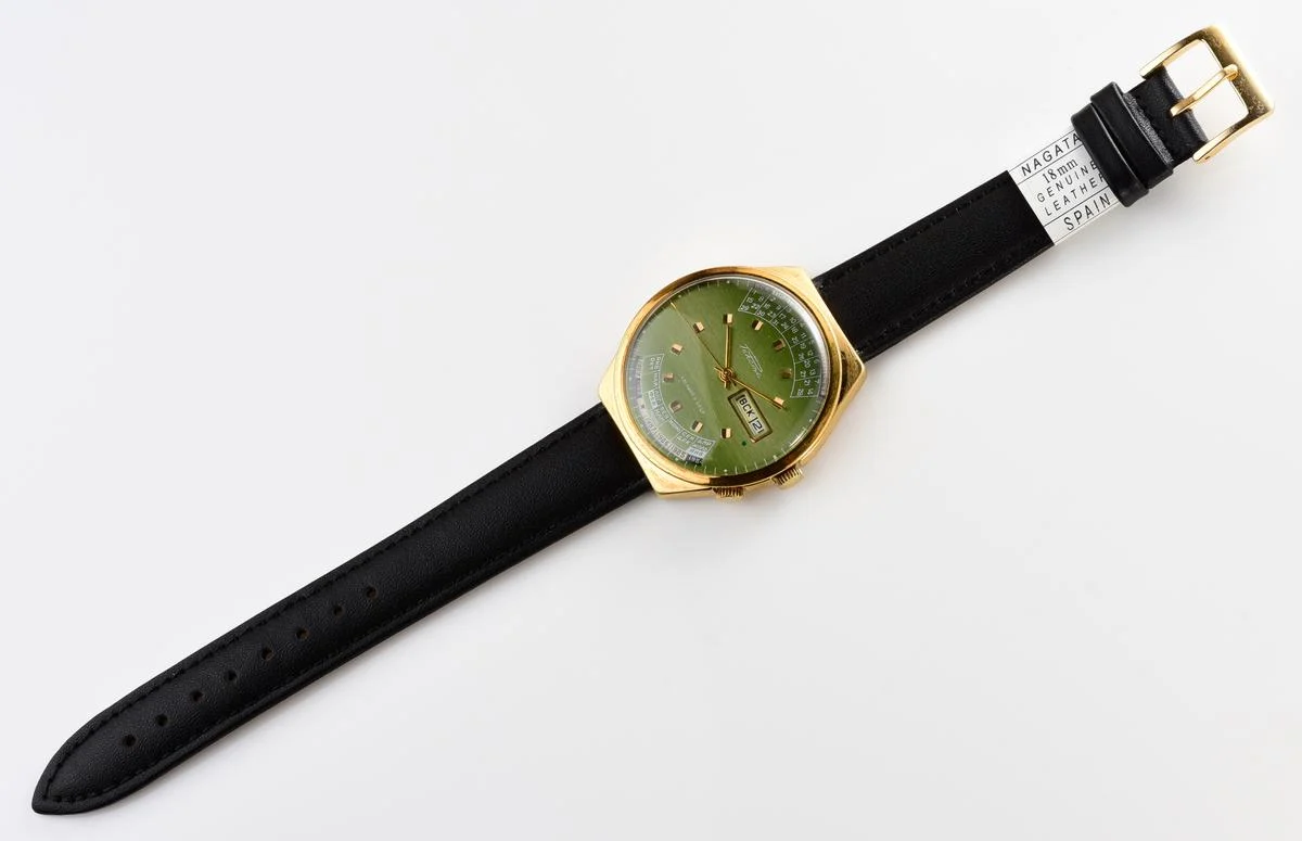 Soviet Raketa perpetual calendar mechanical watch