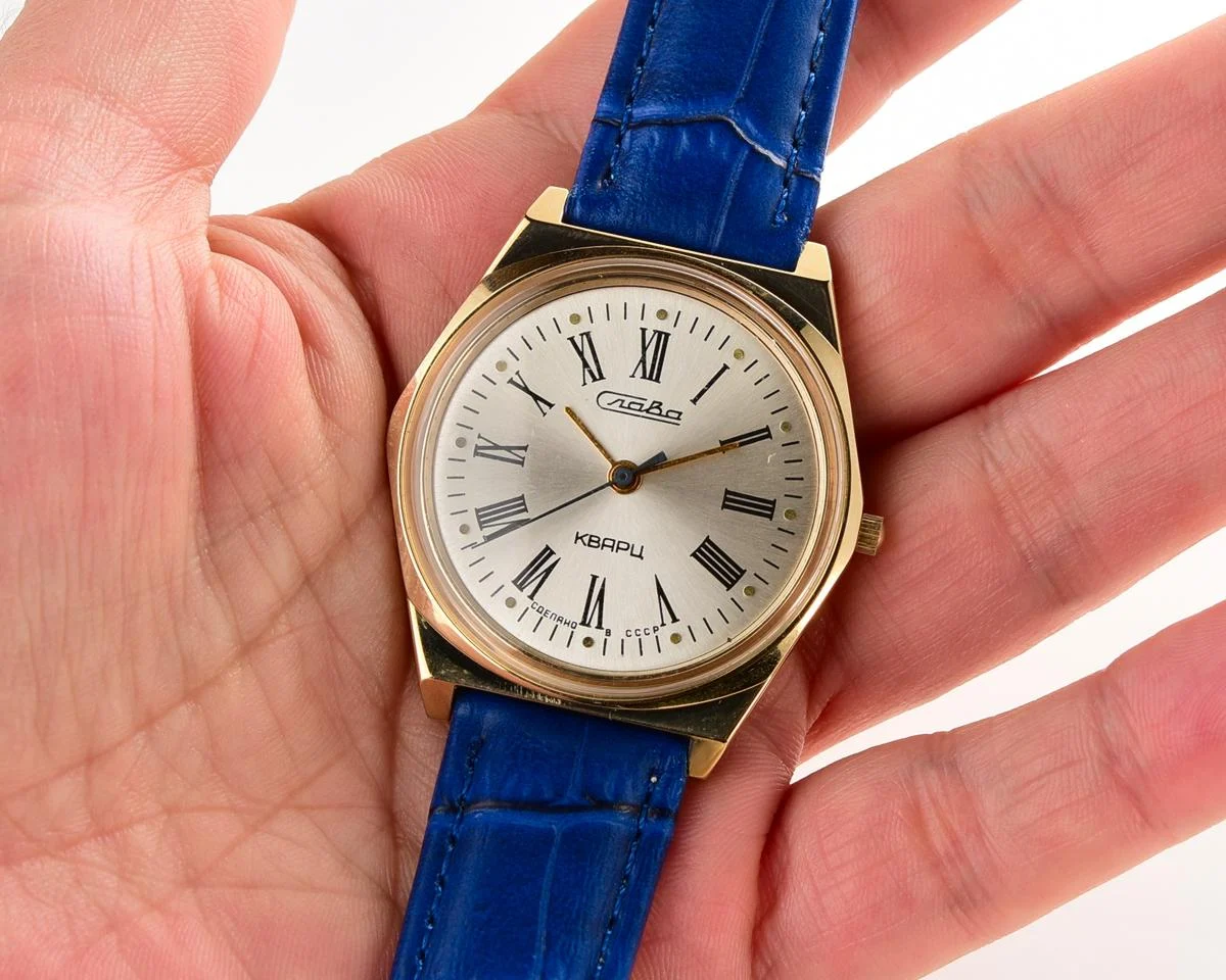 TIME CAPSULE: Soviet Slava with quartz movement – New Old Stock (NOS)!