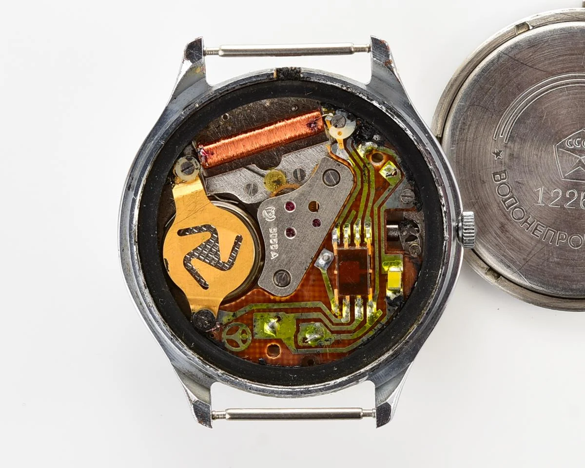 Soviet quartz Slava "Sport" with pulse scale!