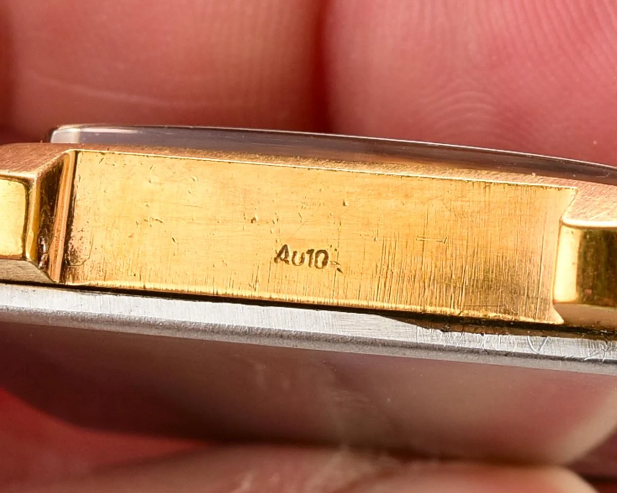 Vintage mechanical Zaria gold-plated watch