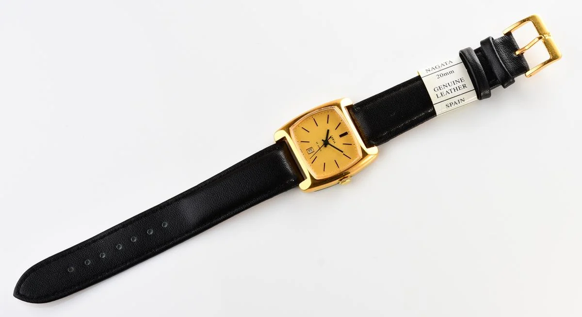 Vintage mechanical Zaria gold-plated watch